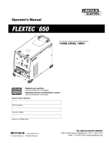 Lincoln Electric Flextec 650 Operating instructions
