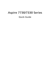 Acer Aspire 7730 Quick start guide