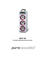 Pure Acoustics MCP-30 User manual