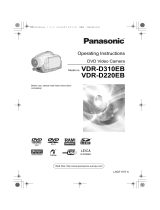 Panasonic VDRD220EB Operating instructions