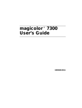 Minolta magicolor 7300 User manual