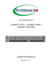 Supermicro SuperServer 2028BT-HTR+ User manual