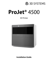 3D Systems ProJet 4500 Installation guide