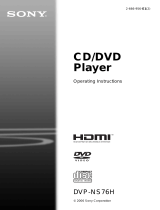 Sony DVP-NS76H Operating instructions