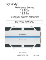 Infinity 1210a User manual