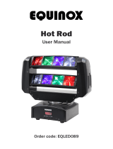 EQUINOX Hot Rod EQLED089 User manual