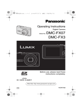 Panasonic DMCFX3 Operating instructions
