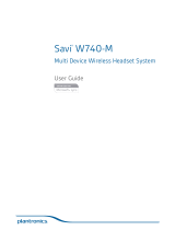 Plantronics Savi W745A User manual