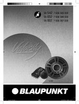 Blaupunkt VELOCITY VC 662 Owner's manual