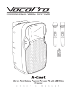 VocoPro K-CAST Owner's manual