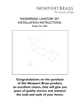 Newport Brass 2030/04 Installation guide