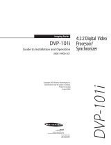 Miranda DVP-101i Manual To Installation And Operation