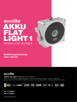 EuroLite Akku flat light 1 User manual