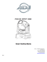 ADJ Focus Spot One Owner's manual