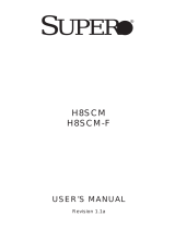 Supermicro H8SCM-F  User manual