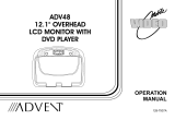 Audiovox Mobile Video VOD128 Operating instructions