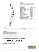 Ohlins HO703 Mounting Instruction