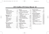 Cadillac ATS Owner's manual