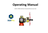 Adir Pro HV8RL Operating instructions