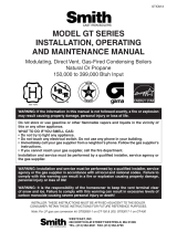 Smith Cast Iron Boilers GT-150 User manual