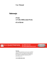 Tektronix P7330 User manual