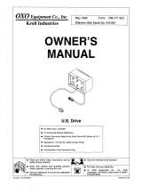 Miller U.S. DRIVE OXO Owner's manual