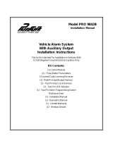 Audiovox Pursuit PRO 9842B Installation Instructions Manual