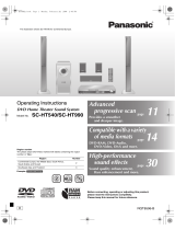 Panasonic SCHT990 Operating instructions