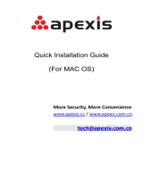 Apexis J012 Quick Installation Manual