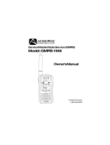 Audiovox 7015RC - GMRS - Radio User manual