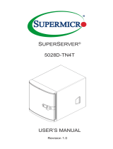 Supermicro SUPERSERVER 5028D-TN4T User manual