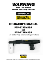 Simpson PTP-27ASMAGR User manual