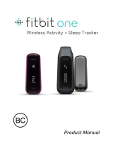 Fitbit One Wireless Activity and Sleep Tracker User manual