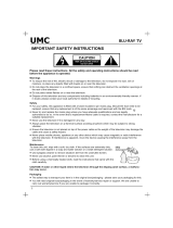 UMC BLU-RAY TV User manual
