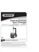Draper Semi Automatic Tyre Changer Operating instructions