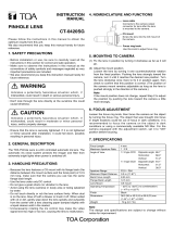 TOA CT-0420SG User manual