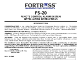 Fortress Technologies Fortress FS-20 User manual