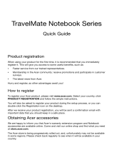 Acer TravelMate P643-MG Quick start guide