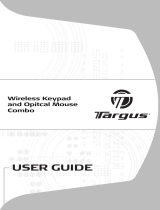 Targus WIRELESS KEYPAD AND OPTICAL MOUSE COMBO Owner's manual