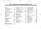 Chevrolet 2011 Corvette Coupe User manual