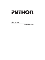 Directed Electronics Python 500 Owner's manual