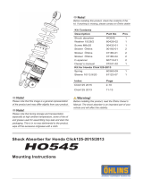 Ohlins HO545 Mounting Instruction