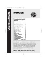 Hoover AB HDV 6 User manual
