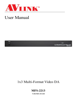 AVLink MFS-2213 Owner's manual