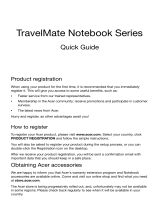 Acer TravelMate 8481G Quick start guide