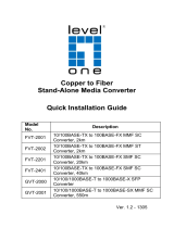 LevelOne FVT-2002 Installation guide