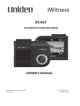 Uniden DC4GT Owner's manual
