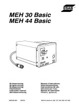 ESAB MEH 44 Basic User manual
