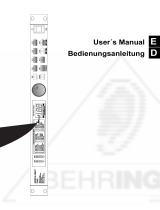 Behringer DSP1200P User manual