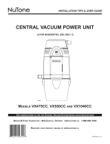 NuTone VX550CC User manual